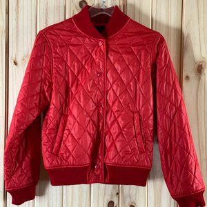 Vintage Red Palette Scope thin puff jacket